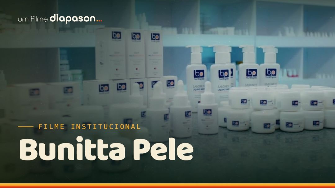 Capa do vídeo Bunitta Pele, vídeo institucional