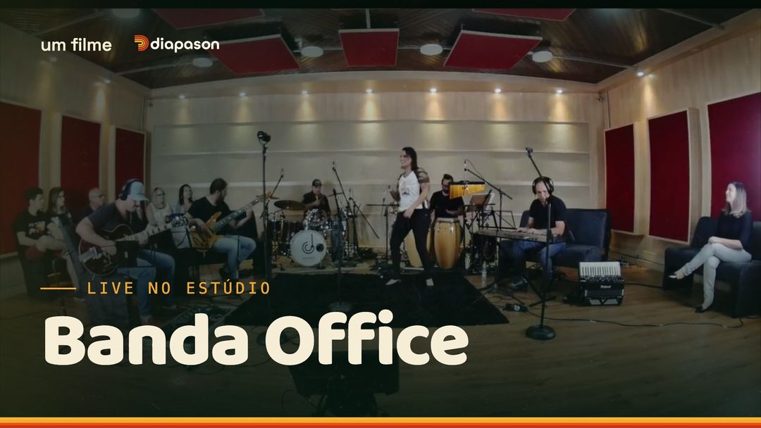 Capa do vídeo Banda Office, live no estúdio