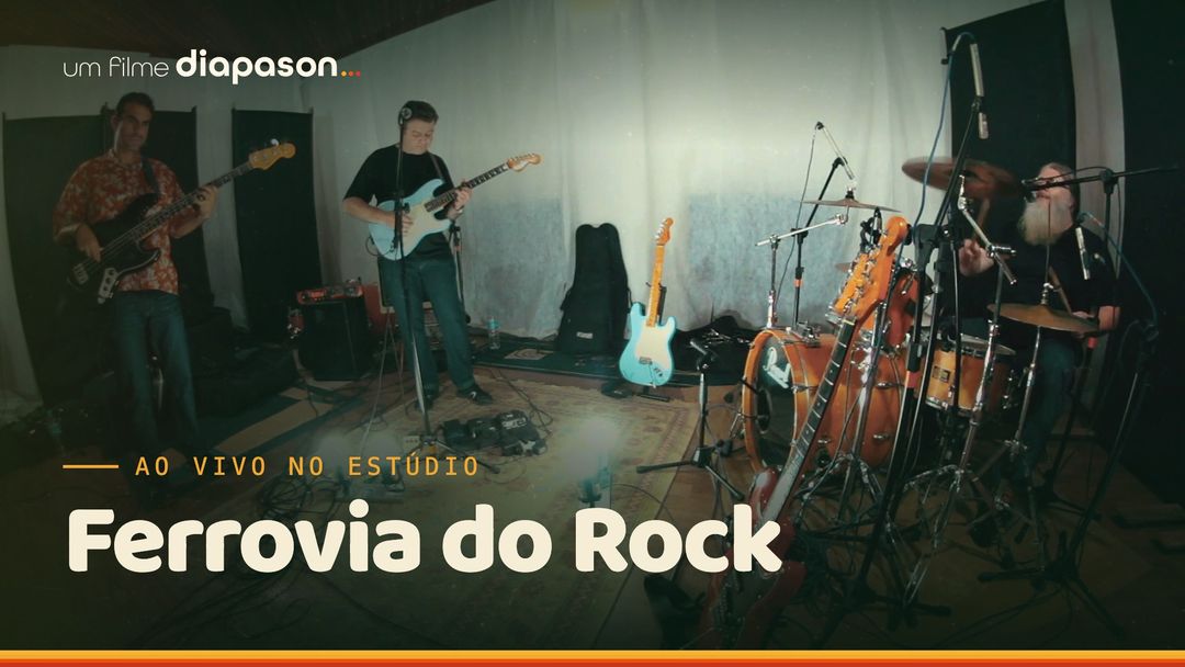 Capa do vídeo Ferrovia do Rock, ao vivo na Sala Grande